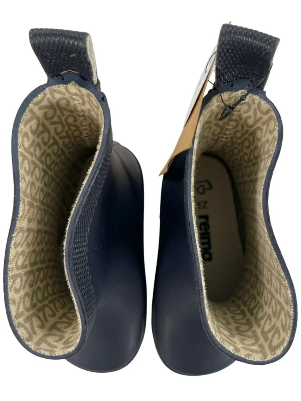 Reima Ankka Kids Waterproof Rubber Rain Boots US 7 EUR 23 Navy Blue With Tag NEW